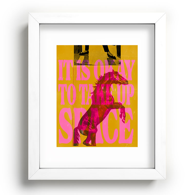 Take Up Space Framed Art Print Gallery Image 76