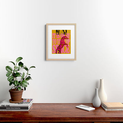 Take Up Space Framed Art Print Gallery Image 18