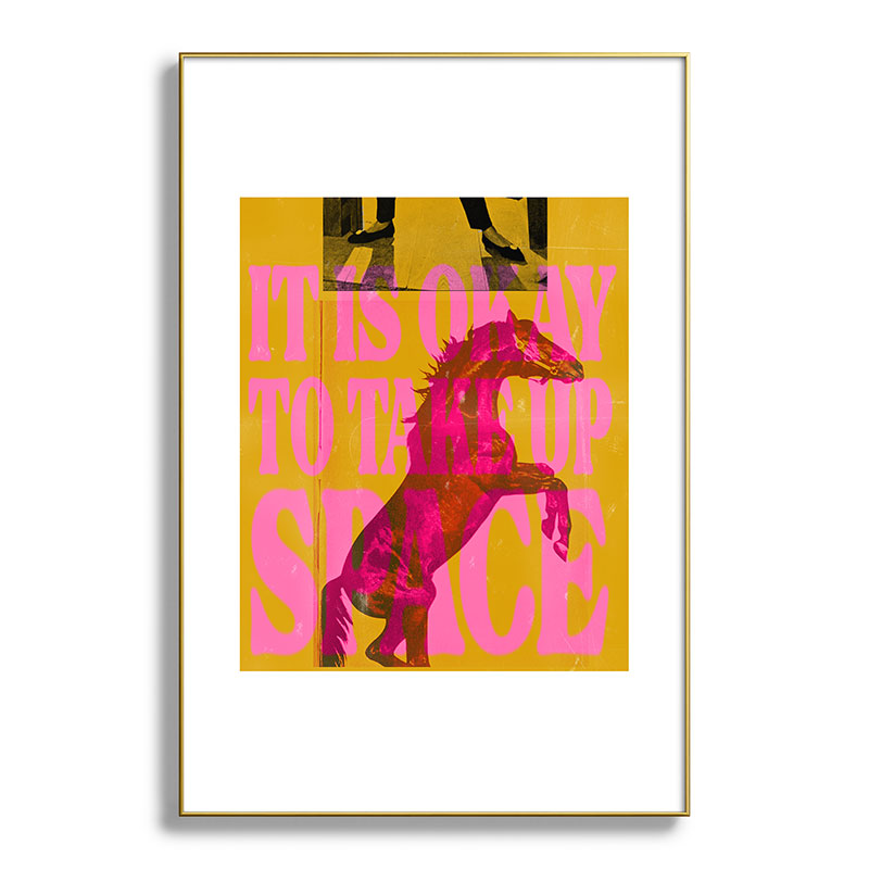 Take Up Space Framed Art Print Gallery Image 93