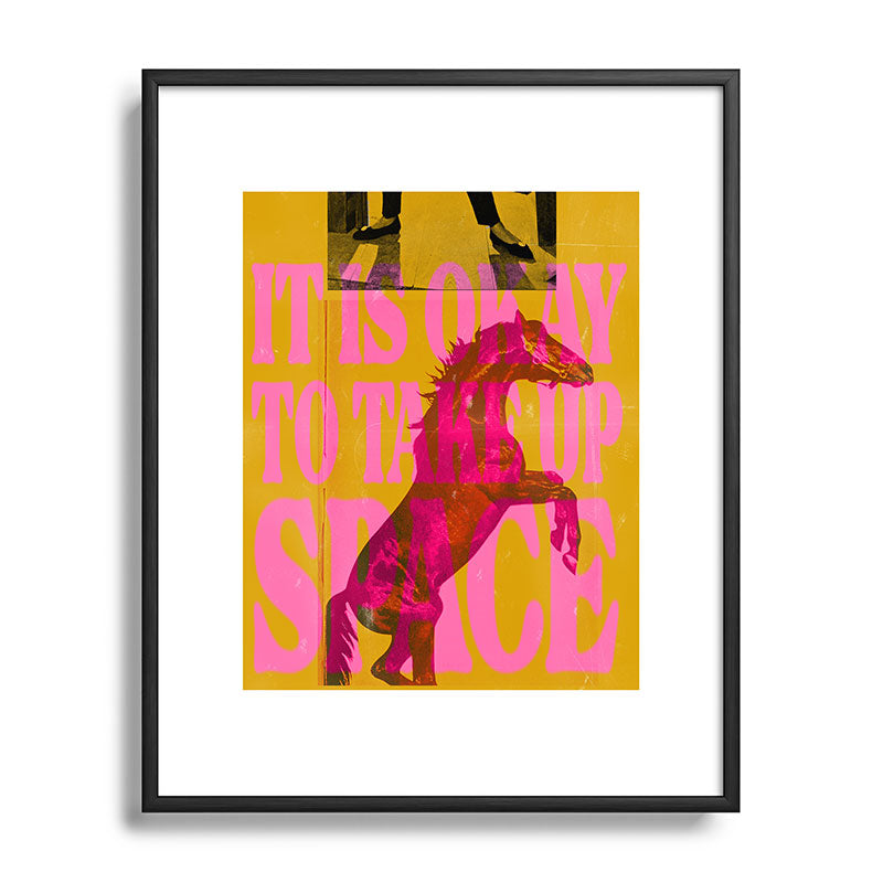 Take Up Space Framed Art Print Gallery Image 81
