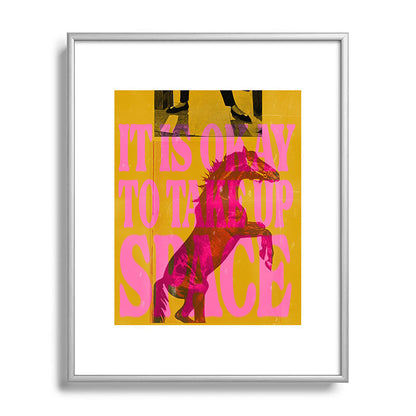 Take Up Space Framed Art Print Gallery Image 96