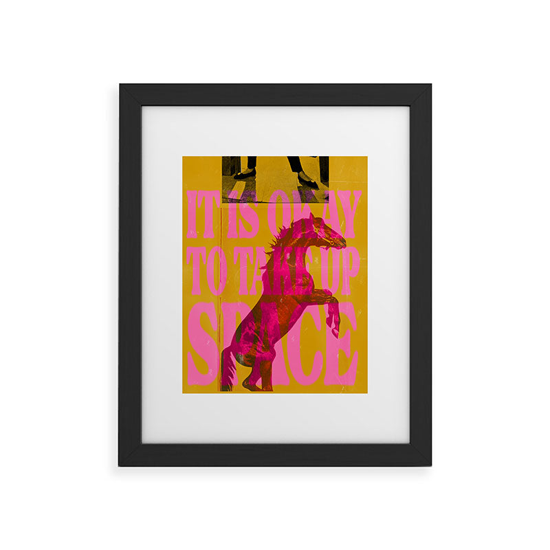 Take Up Space Framed Art Print Gallery Image 30