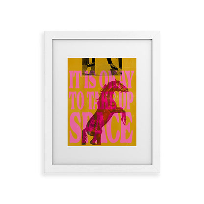 Take Up Space Framed Art Print Gallery Image 55