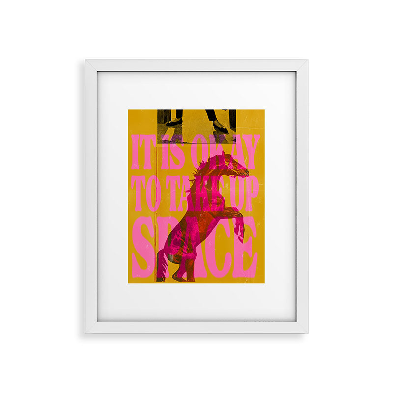 Take Up Space Framed Art Print Gallery Image 23