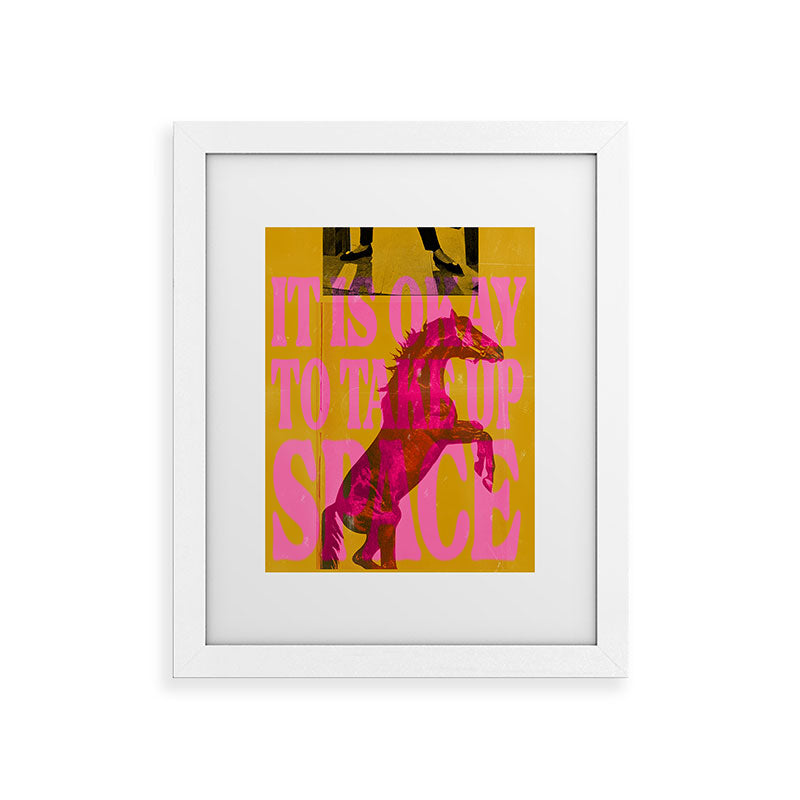 Take Up Space Framed Art Print Gallery Image 53