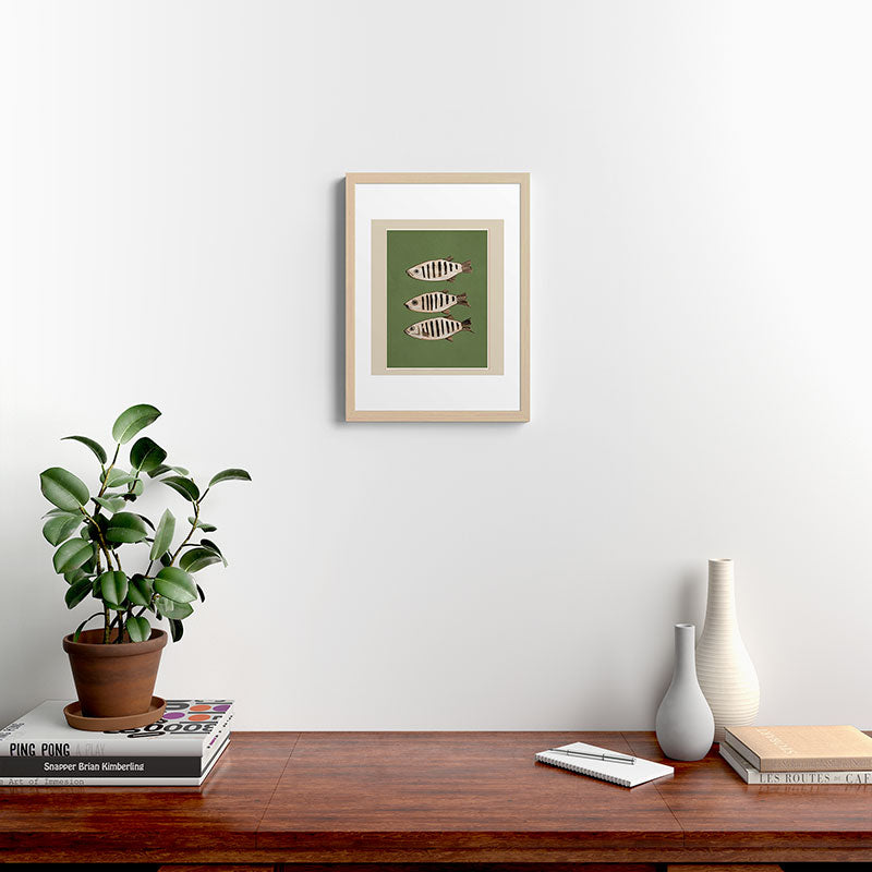 Abstract Fish Study II Framed Art Print Gallery Image 17