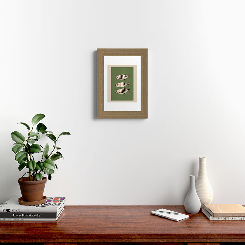 Abstract Fish Study II Framed Art Print Gallery Image 38