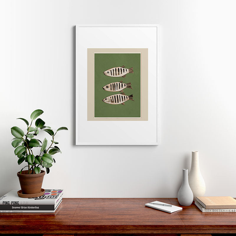 Abstract Fish Study II Framed Art Print Gallery Image 27
