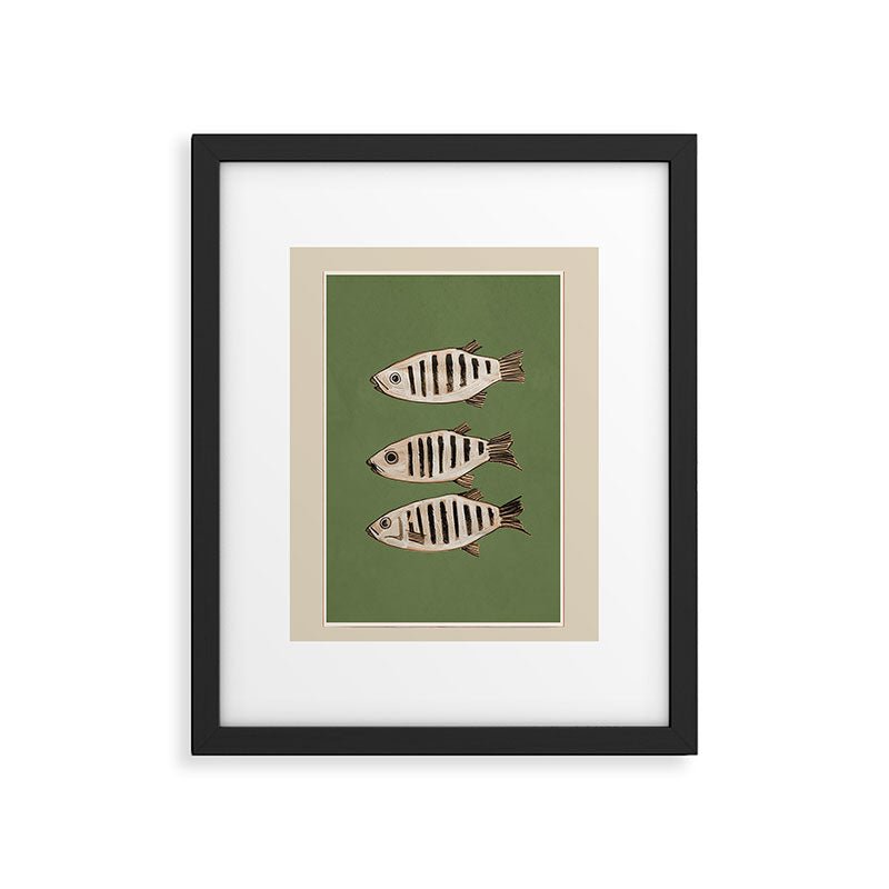 Abstract Fish Study II Framed Art Print Gallery Image 2
