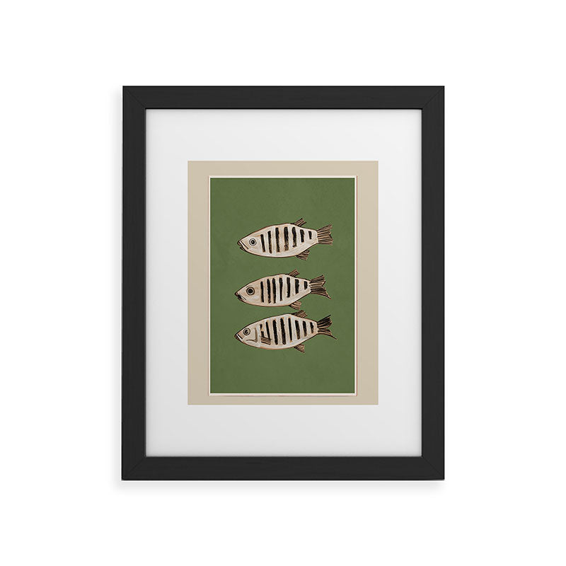 Abstract Fish Study II Framed Art Print Gallery Image 30
