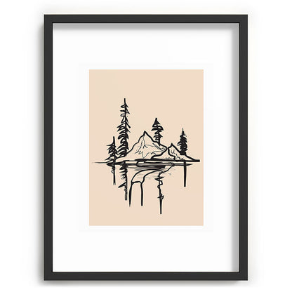 Abstract Landscape II Framed Art Print Gallery Image 60