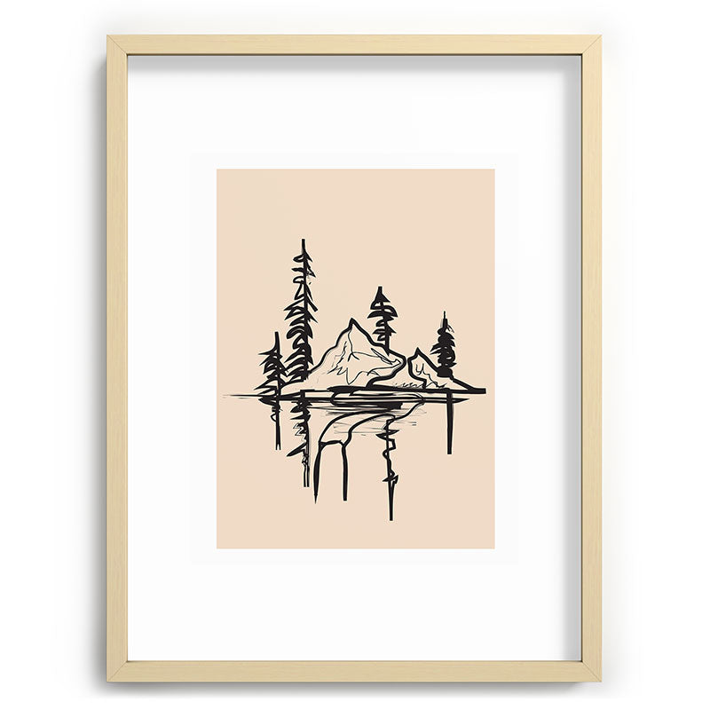 Abstract Landscape II Framed Art Print Gallery Image 73