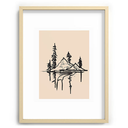 Abstract Landscape II Framed Art Print Gallery Image 73