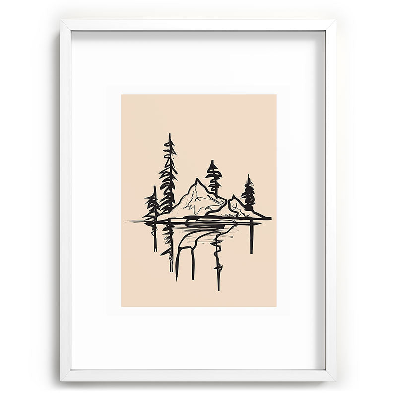 Abstract Landscape II Framed Art Print Gallery Image 78