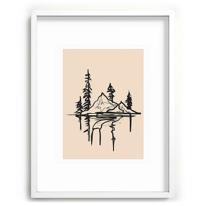 Abstract Landscape II Framed Art Print Gallery Image 79