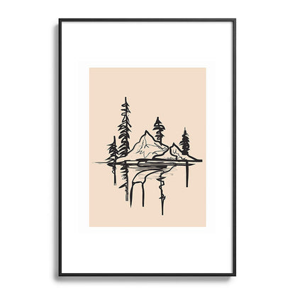 Abstract Landscape II Framed Art Print Gallery Image 83