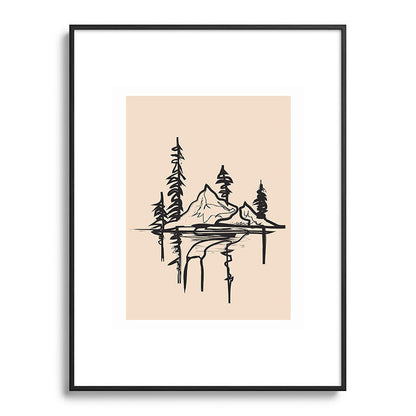 Abstract Landscape II Framed Art Print Gallery Image 85