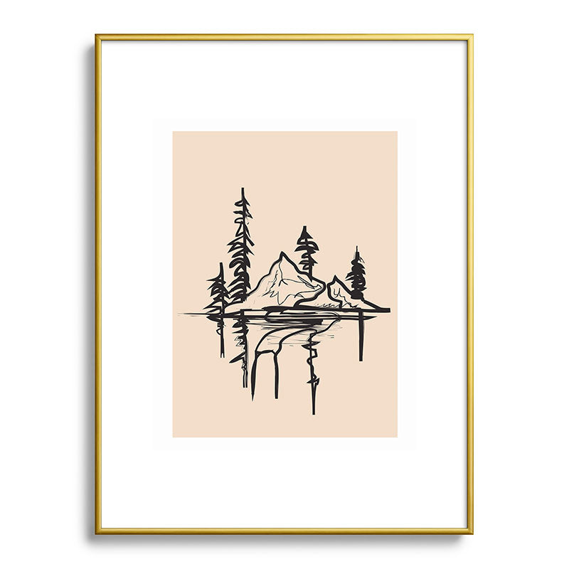 Abstract Landscape II Framed Art Print Gallery Image 91