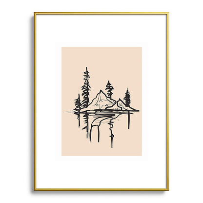 Abstract Landscape II Framed Art Print Gallery Image 92