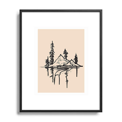 Abstract Landscape II Framed Art Print Gallery Image 81