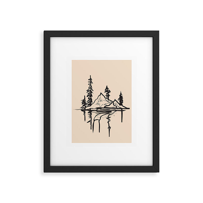 Abstract Landscape II Framed Art Print Gallery Image 1