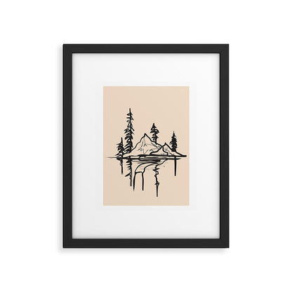 Abstract Landscape II Framed Art Print Gallery Image 1