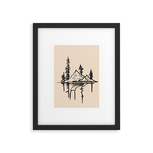 Abstract Landscape II Framed Art Print Gallery Image 1