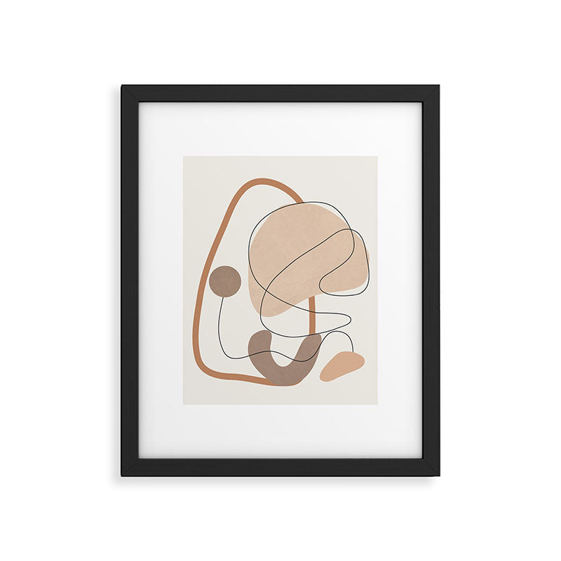 Abstract Line Movement III Framed Art Print Gallery Image 4