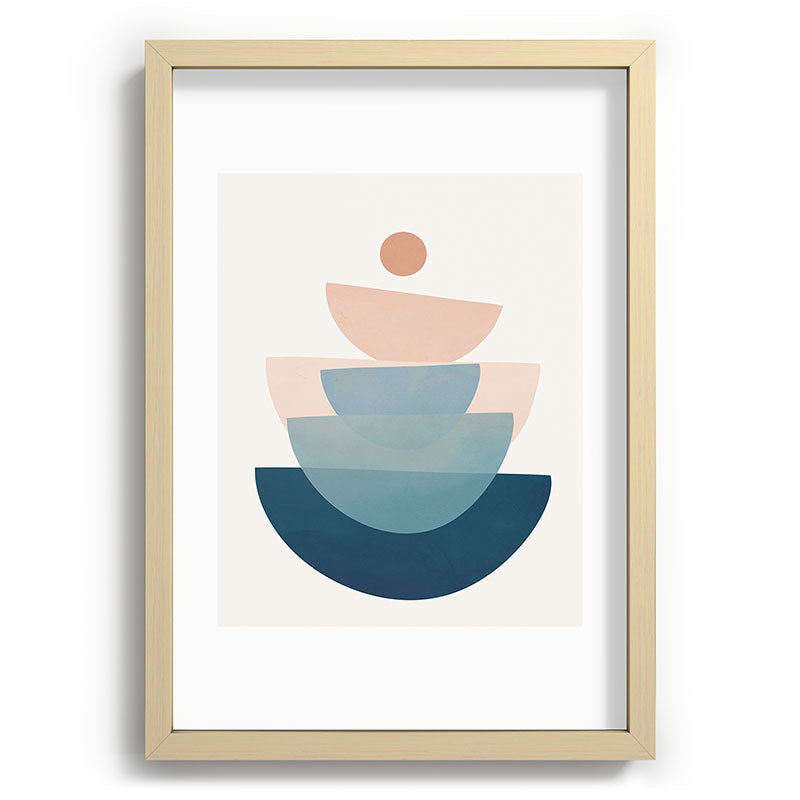 Abstract Minimal Shapes 31 Framed Art Print Gallery Image 97
