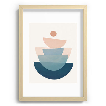 Abstract Minimal Shapes 31 Framed Art Print Gallery Image 97
