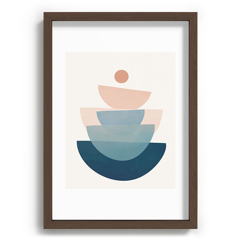 Abstract Minimal Shapes 31 Framed Art Print Gallery Image 89