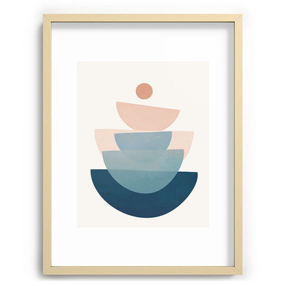 Abstract Minimal Shapes 31 Framed Art Print Gallery Image 99