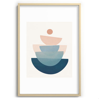 Abstract Minimal Shapes 31 Framed Art Print Gallery Image 102