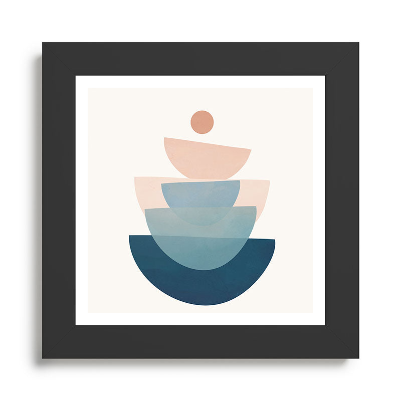 Abstract Minimal Shapes 31 Framed Art Print Gallery Image 46