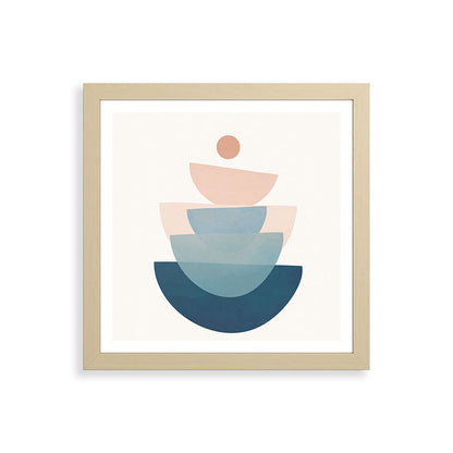 Abstract Minimal Shapes 31 Framed Art Print Gallery Image 71