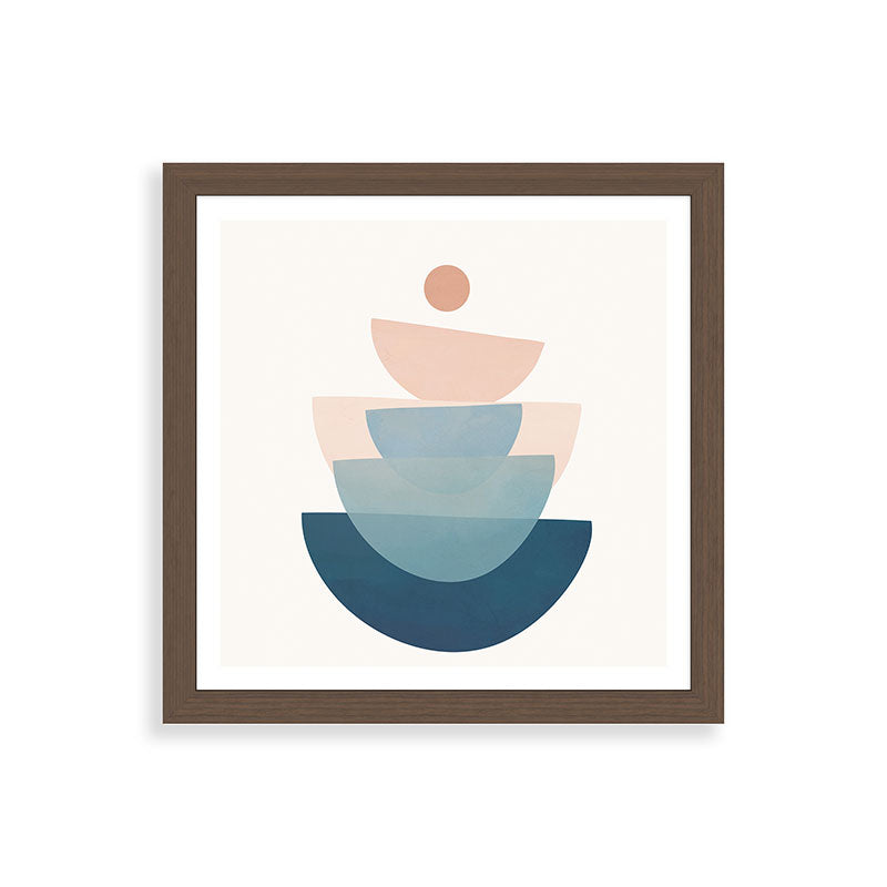 Abstract Minimal Shapes 31 Framed Art Print Gallery Image 60