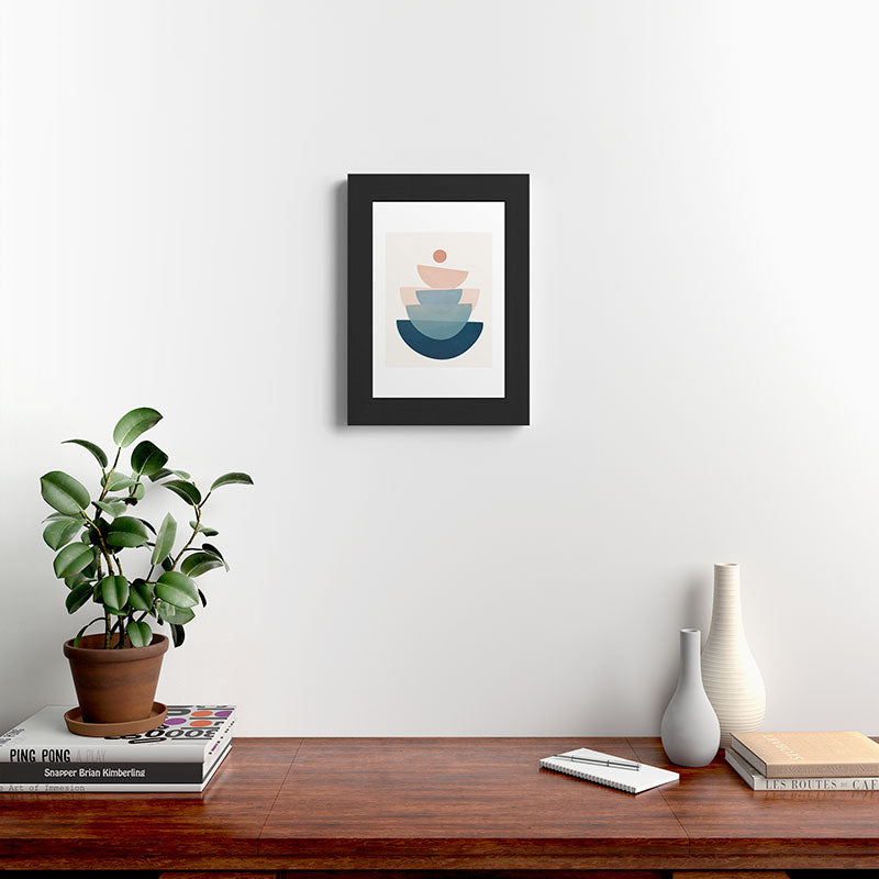 Abstract Minimal Shapes 31 Framed Art Print Gallery Image 42