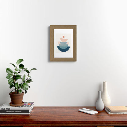 Abstract Minimal Shapes 31 Framed Art Print Gallery Image 52