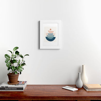 Abstract Minimal Shapes 31 Framed Art Print Gallery Image 72