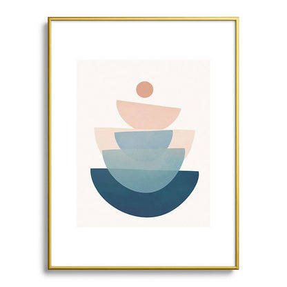 Abstract Minimal Shapes 31 Framed Art Print Gallery Image 125