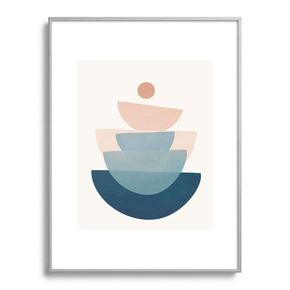 Abstract Minimal Shapes 31 Framed Art Print Gallery Image 135