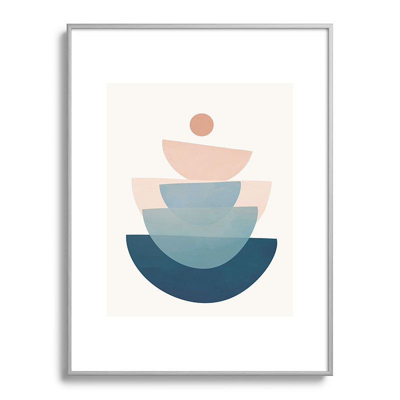 Abstract Minimal Shapes 31 Framed Art Print Gallery Image 134