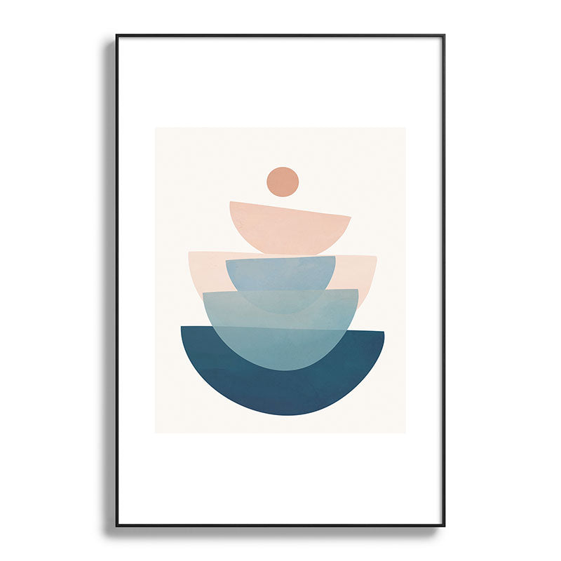 Abstract Minimal Shapes 31 Framed Art Print Gallery Image 117