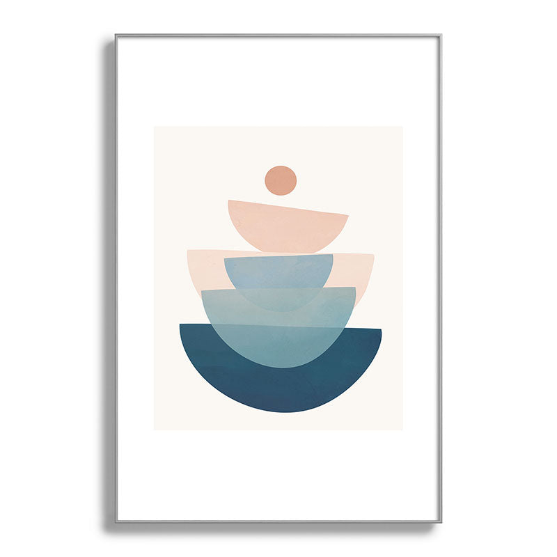 Abstract Minimal Shapes 31 Framed Art Print Gallery Image 137