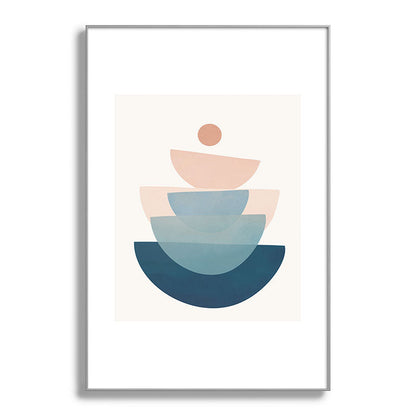 Abstract Minimal Shapes 31 Framed Art Print Gallery Image 137
