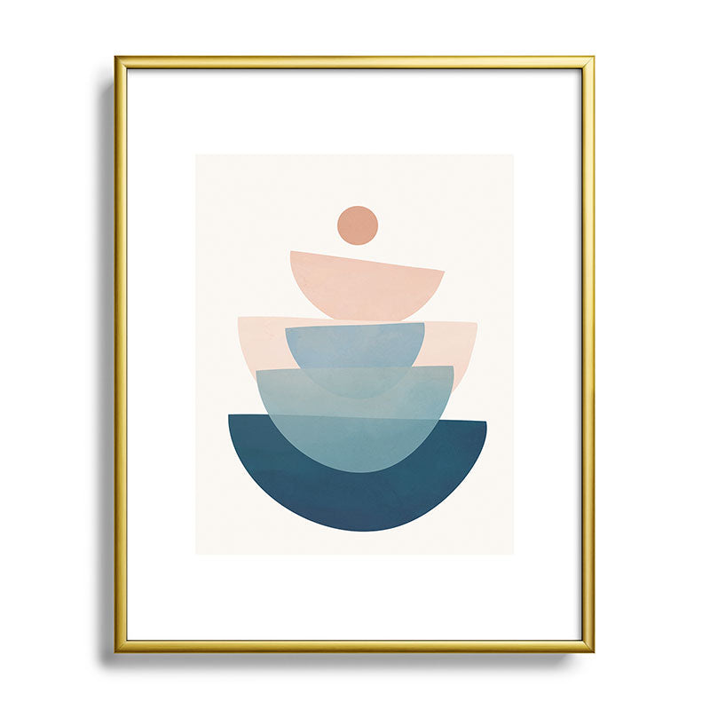 Abstract Minimal Shapes 31 Framed Art Print Gallery Image 121