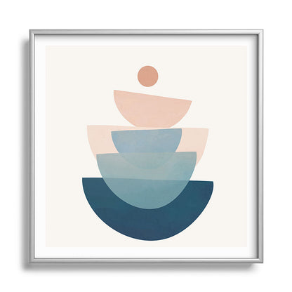 Abstract Minimal Shapes 31 Framed Art Print Gallery Image 140