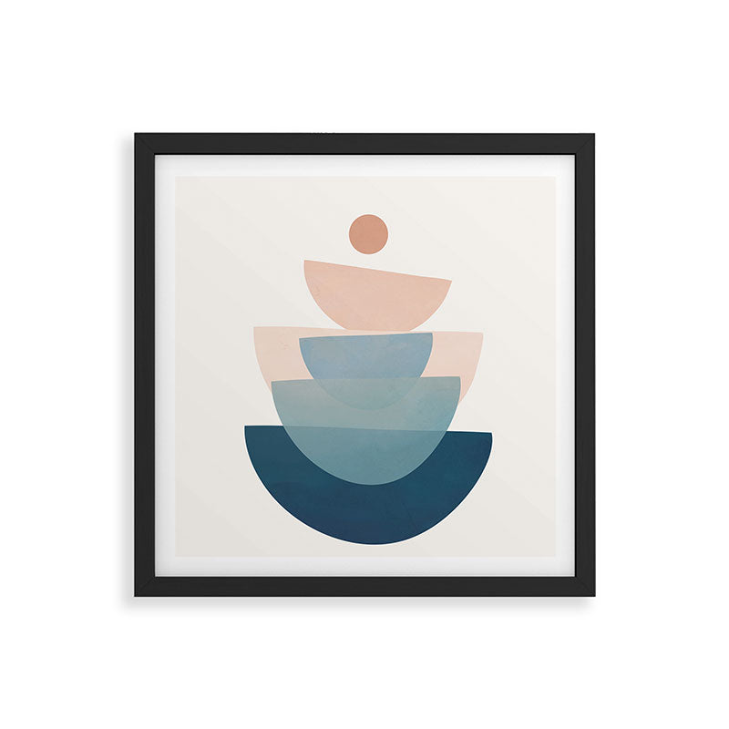 Abstract Minimal Shapes 31 Framed Art Print Gallery Image 7