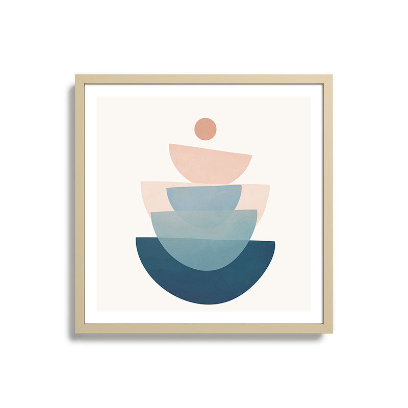 Abstract Minimal Shapes 31 Framed Art Print Gallery Image 27