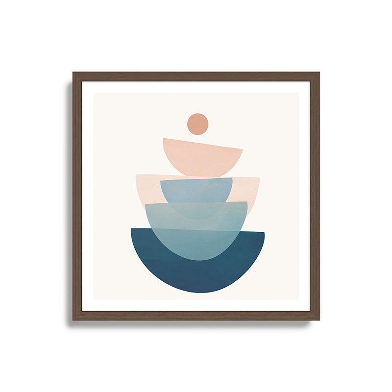 Abstract Minimal Shapes 31 Framed Art Print Gallery Image 17